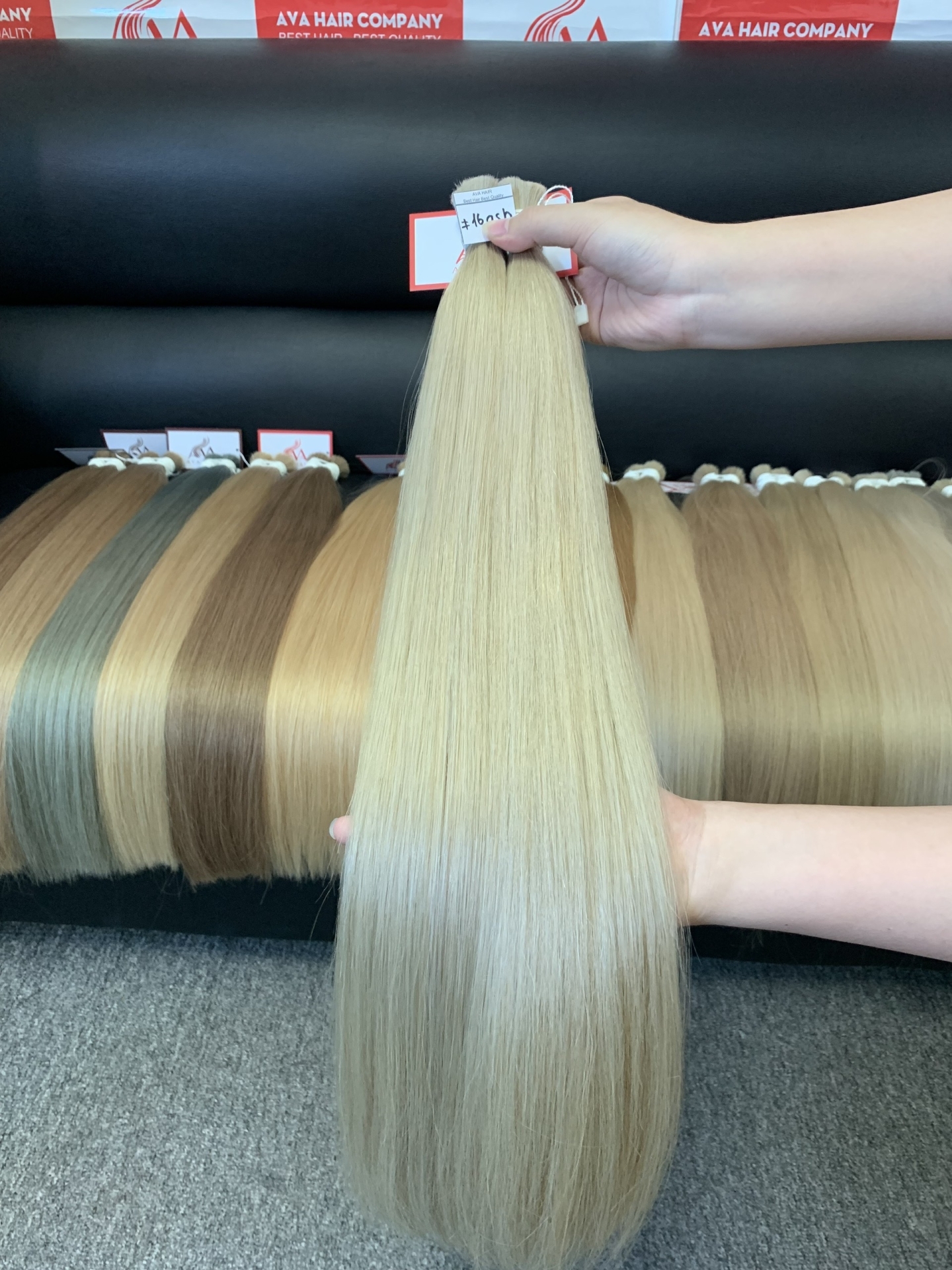 AVAHAIR - BULK HAIR EXTENSIONS- COLOR 16ASH - VIETNAMESE LUXURY HAIR