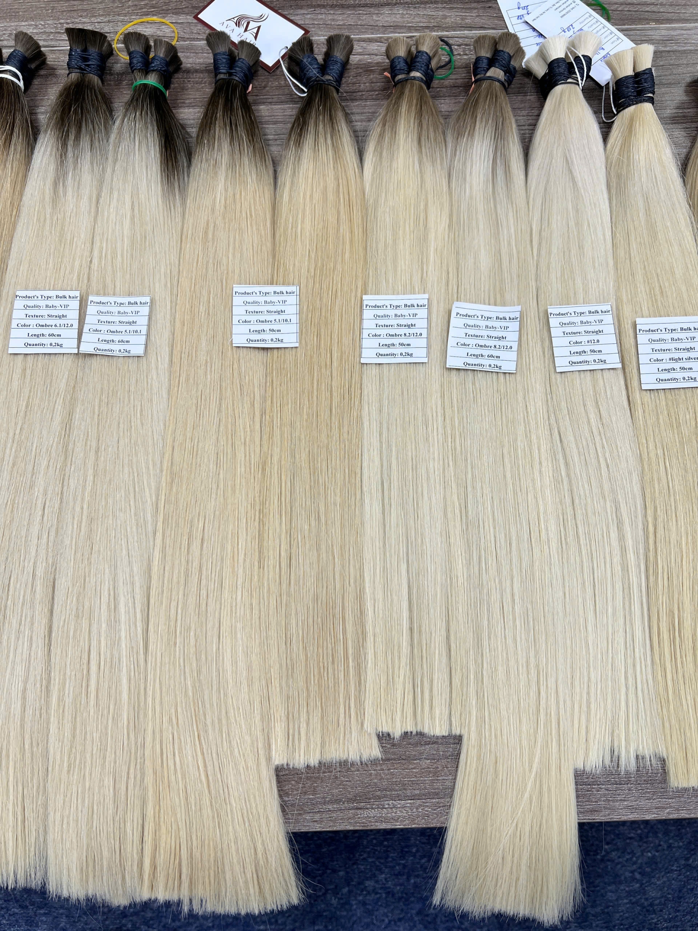 HIGH QUALITY BULK HAIR – NATURAL & CUSTOM COLOR
