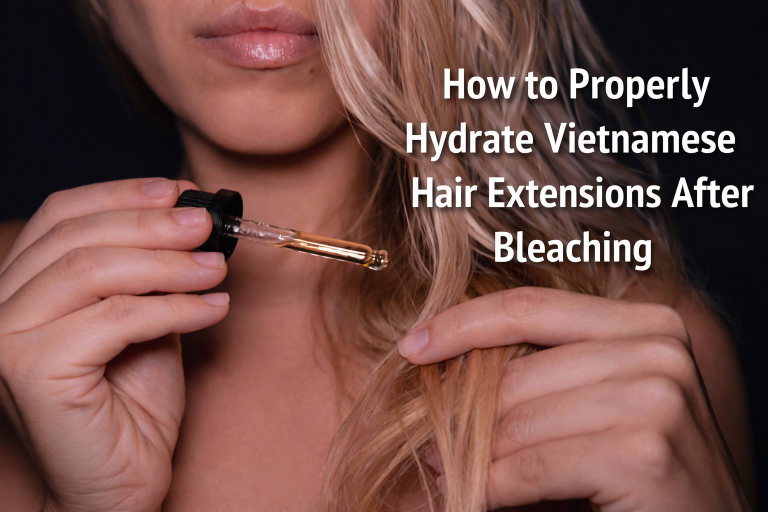 How to Properly Hydrate Vietnamese Hair Extensions After Bleaching