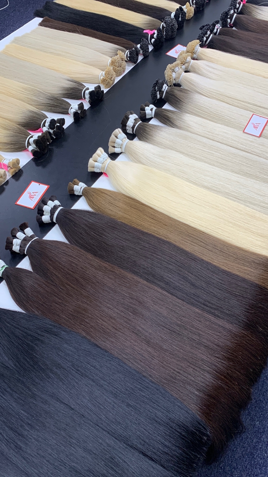 COMPLETE COLOR RANGE – BULK HAIR FOR SALON USE