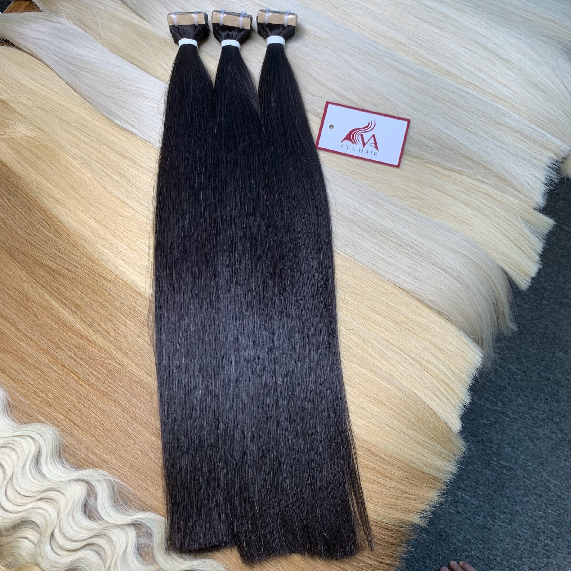 PREMIUM TAPE IN HAIR EXTENSIONS – FULL COLOR RANGE AVAILABLE