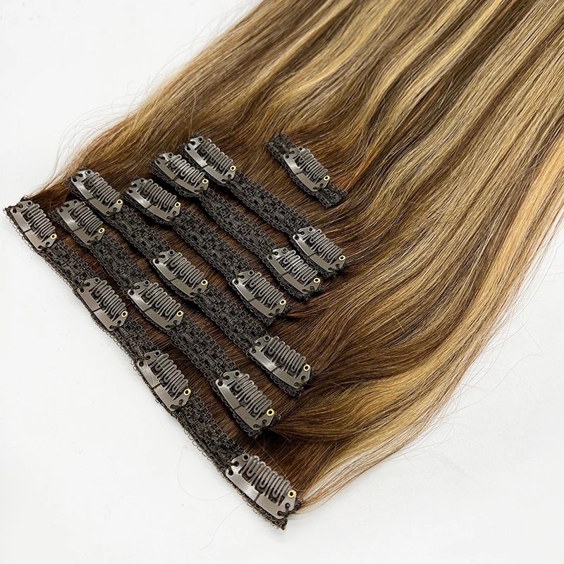 VIETNAMESE LUXURY Piano #4/613 CLIP-IN HAIR EXTENSIONS