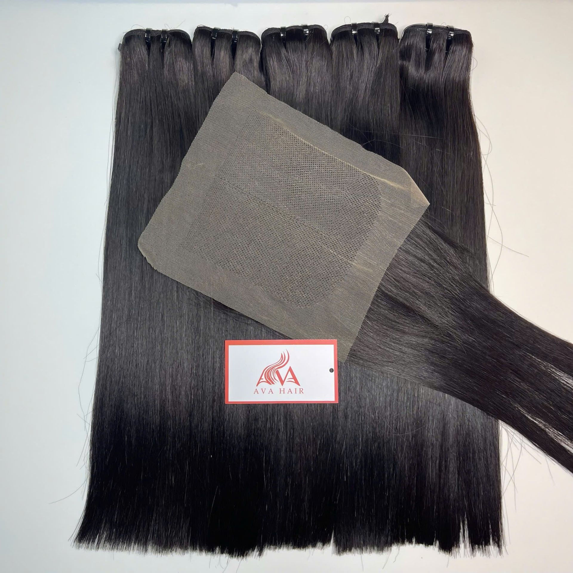 AVA HAIR - COLOR BLACK - VIETNAMESE LUXURY WEFT HAIR EXTENSION