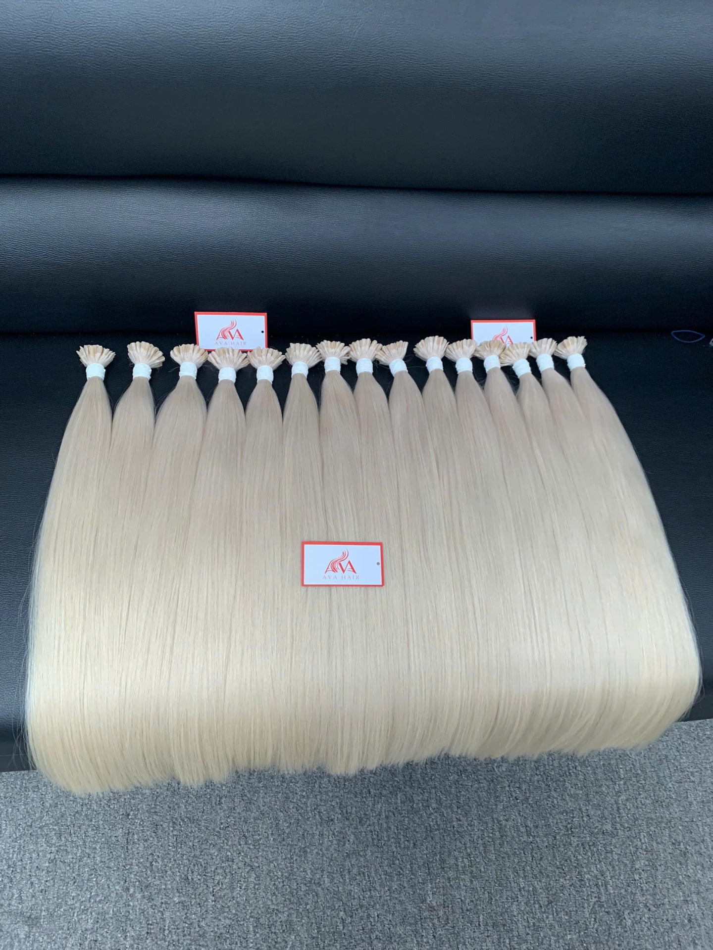 AVA HAIR - COLOR BLONDE - VIETNAMESE LUXURY BULK HAIR EXTENSION