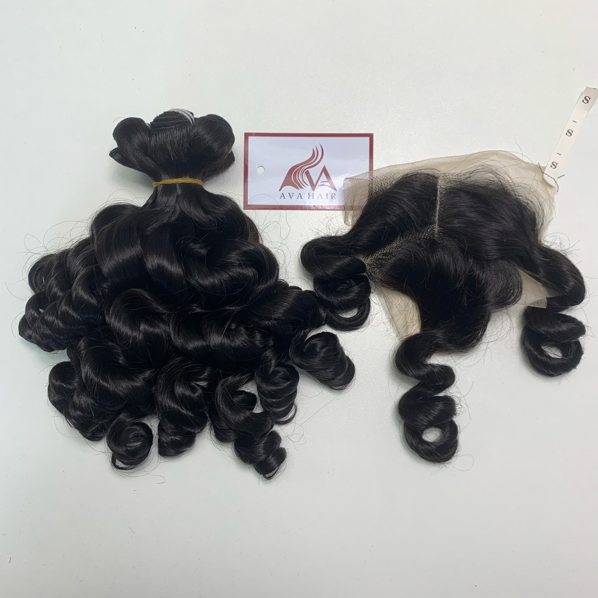 Twist Curly Black Lace Closure