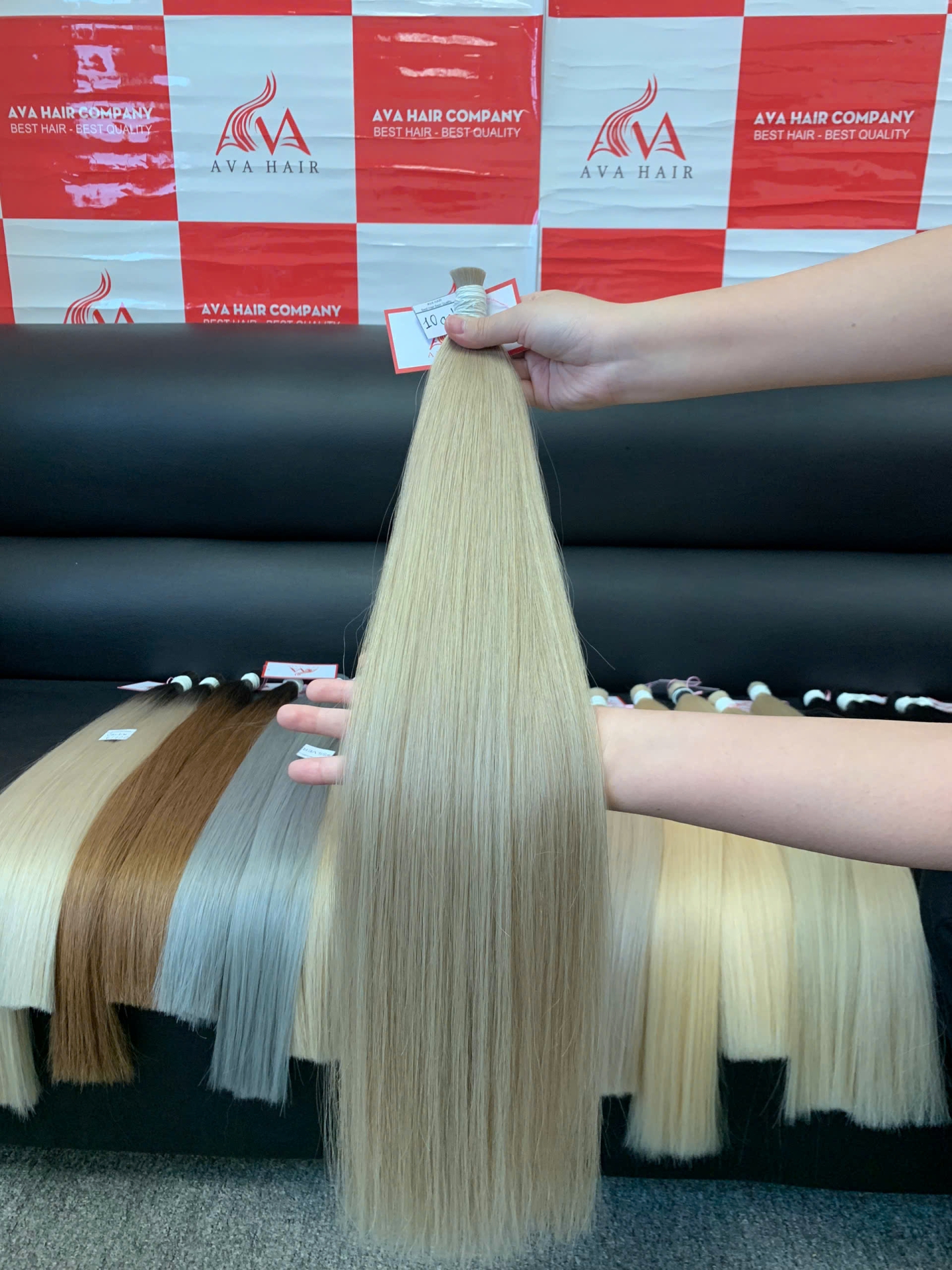 AVAHAIR - BULK HAIR EXTENSIONS- COLOR: 10ash - VIETNAMESE LUXURY HAIR