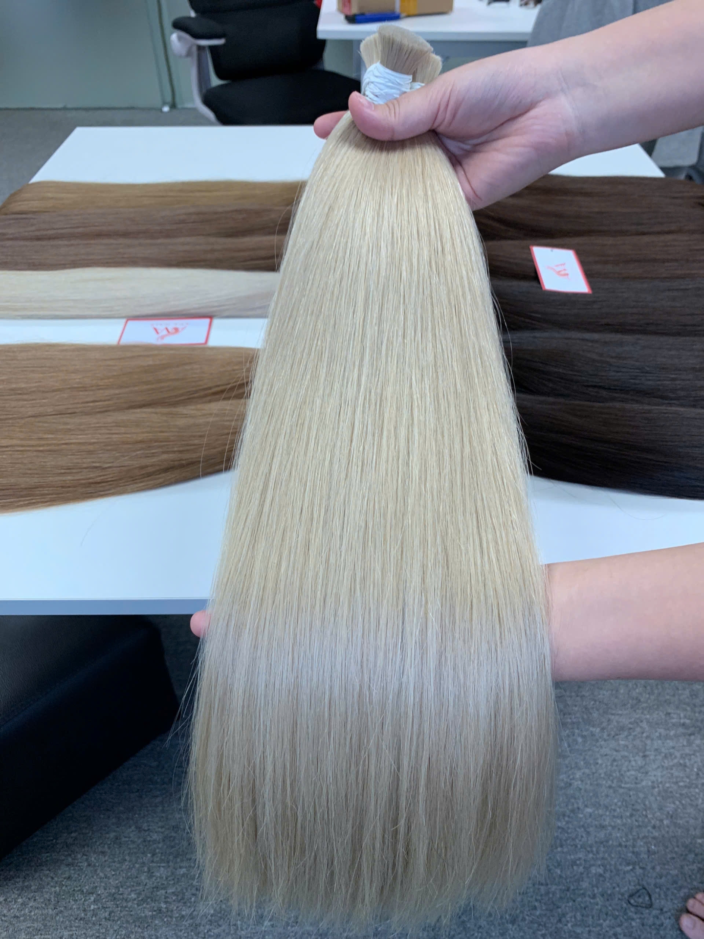 AVAHAIR - BULK HAIR EXTENSIONS- COLOR 10Ash - VIETNAMESE LUXURY HAIR