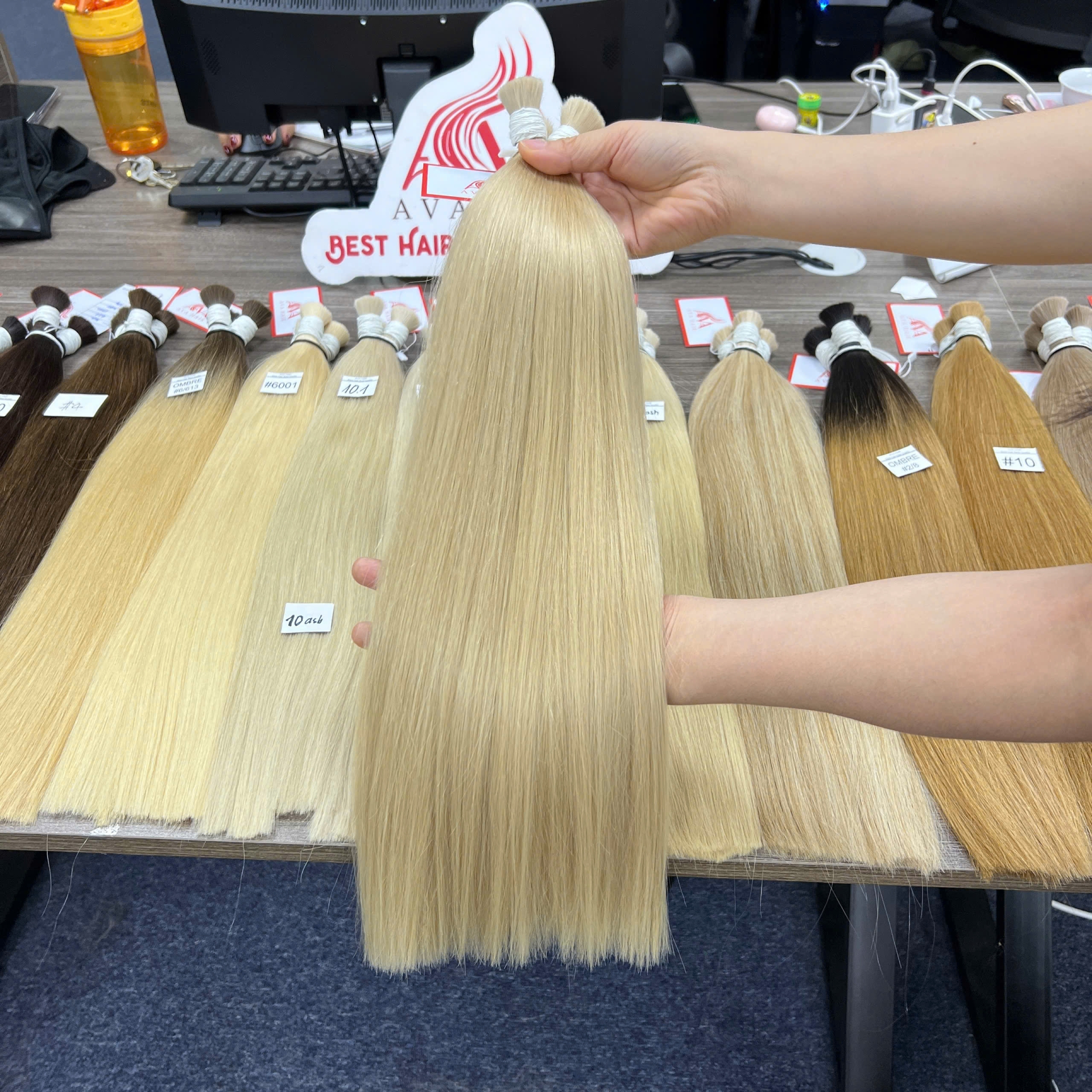 MULTI-SHADE BULK HAIR EXTENSIONS – CUSTOM COLOR AVAILABLE