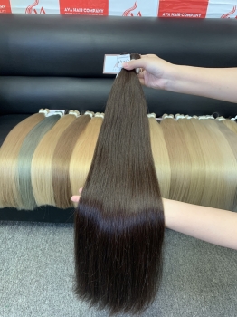 AVAHAIR - BULK HAIR EXTENSIONS- COLOR: 4 ASH - VIETNAMESE LUXURY HAIR