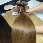 AVA HAIR - COLOR #6.3 - VIETNAMESE LUXURY WEFT HAIR EXTENSION