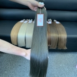 Bulk Hair - Color #66 AVAHAIR LUXURY BULK HAIR VIETNAMESE HUMAN HAIR LONG HAIR NICE COLOR BULK HAIR EXTENSIONS