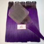 AVA HAIR - COLOR OMBRE PURPLE - VIETNAMESE LUXURY WEFT HAIR EXTENSION