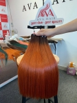 AVA HAIR - OMBRE COLOR BROWN/ORANGE - VIETNAMESE LUXURY WEFT HAIR EXTENSION