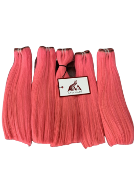 Vietnamese pink bone straight weft hair extension