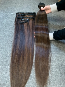 AVAHAIR - CLIP-IN HAIR EXTENSIONS- COLOR: PIANO - VIETNAMESE LUXURY HAIR