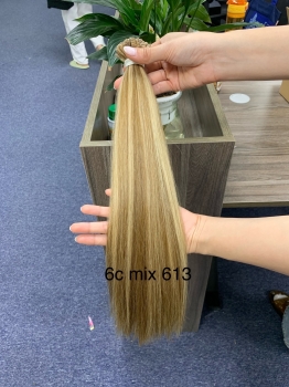 NATURAL LOOK MIX COLOR FLAT TIP EXTENSIONS